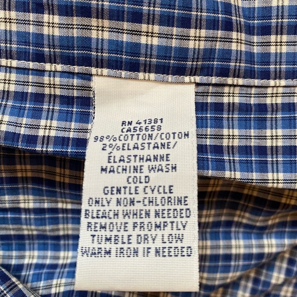 Ralph Lauren size medium stretch poplin collared shirt - Picture 4 of 5